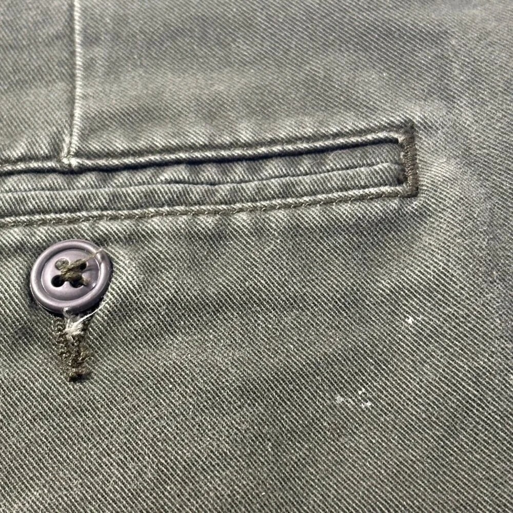 Vintage Polo Jeans Co. Ralph Lauren Green Cotton Womens SZ 8 Button Fly Shorts - Picture 8 of 10
